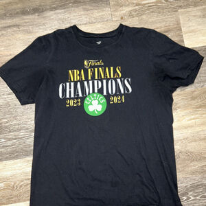 Fanatics Black Celtics Champions Short Sleeve T-Shirt Men’s Size Large